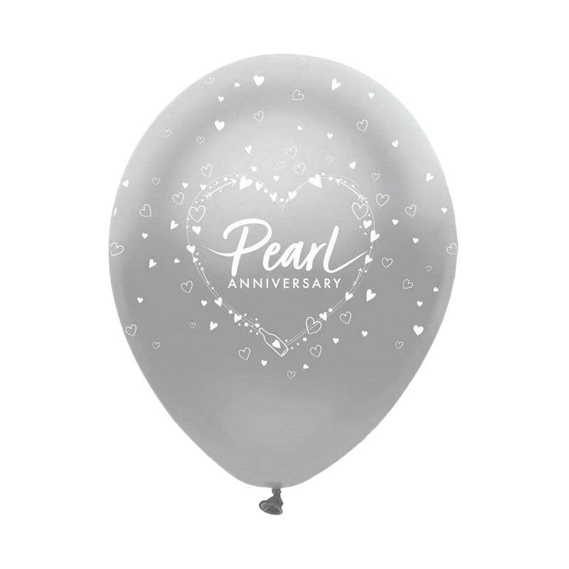 Latex Pearl 30th Anniversary Balloon