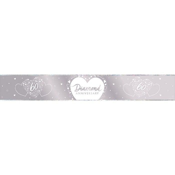 Foil Diamond Anniversary Banner