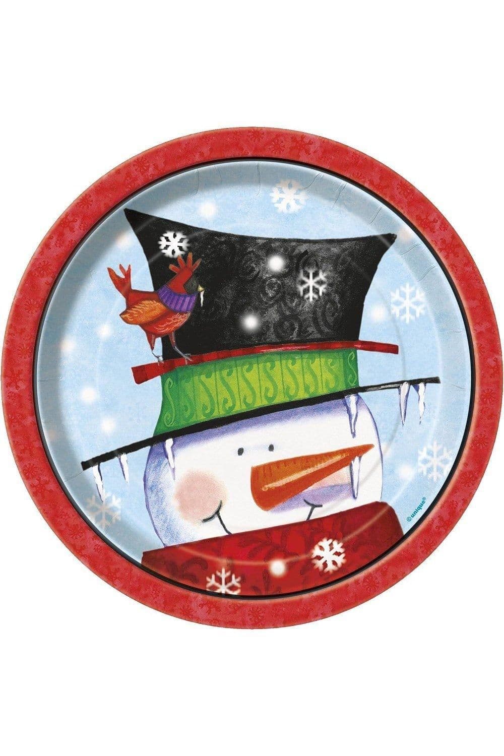 Snowman Buddies Christmas Plates