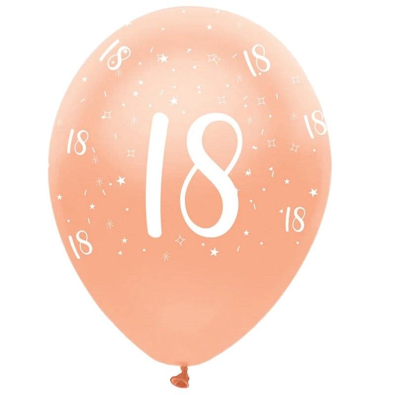 Latex All Over Print 18th Balloons