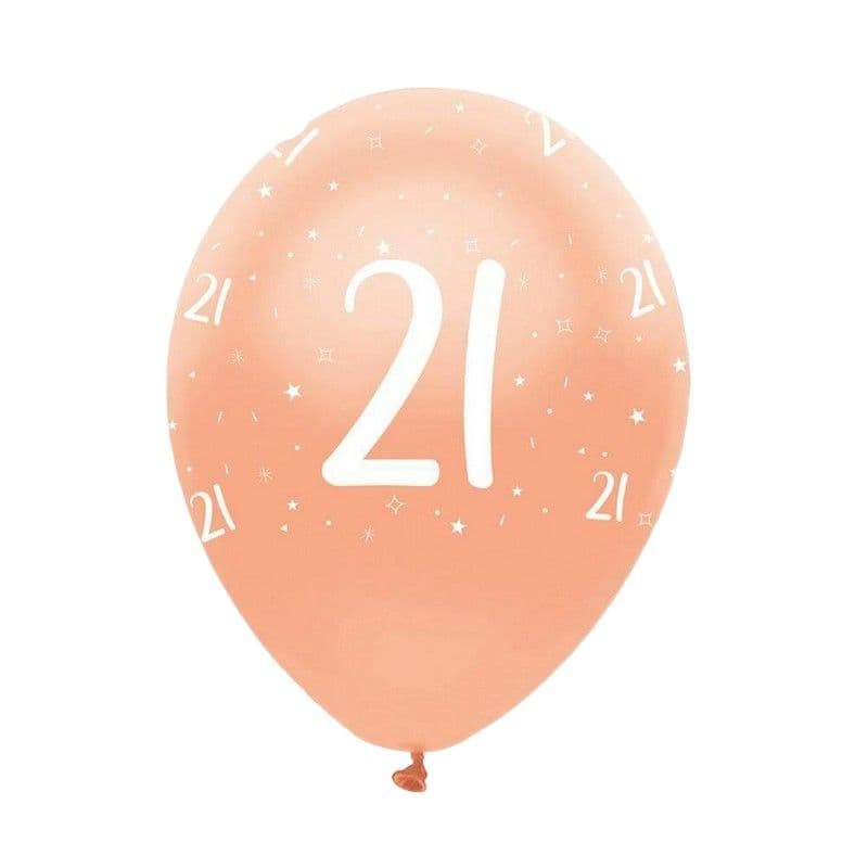 Latex All Over Print 21st Birthday Balloons