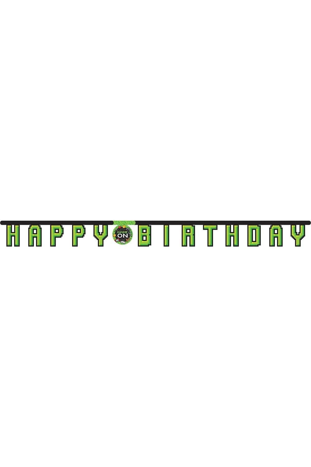 LG Game On Happy Birthday Banner