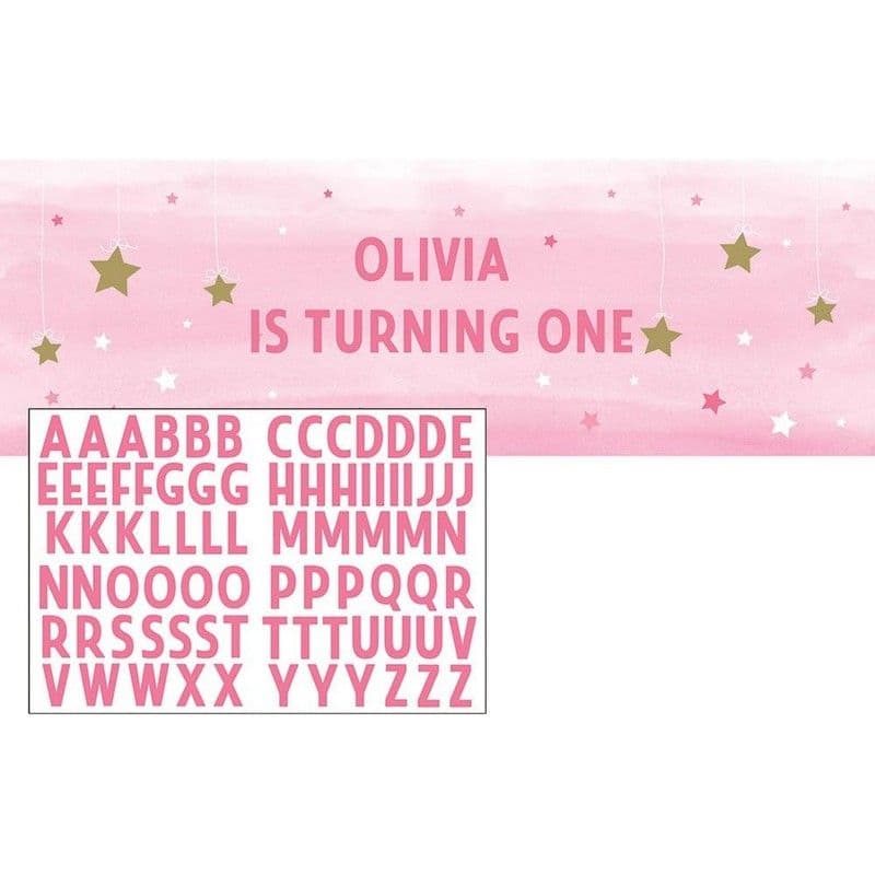 Twinkle Little Star Giant Banner Stickers