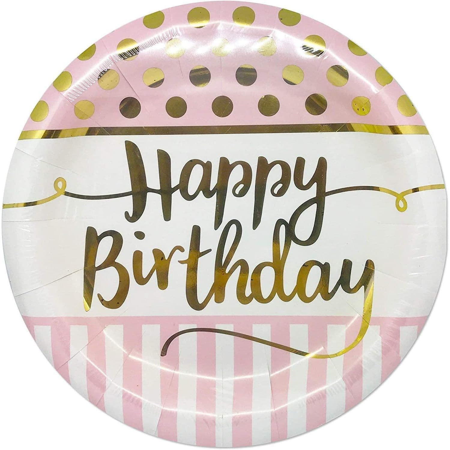 Happy Birthday Dinner Plate