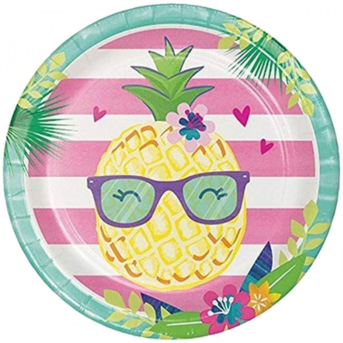 Paper Pineapple Dinner Plate
