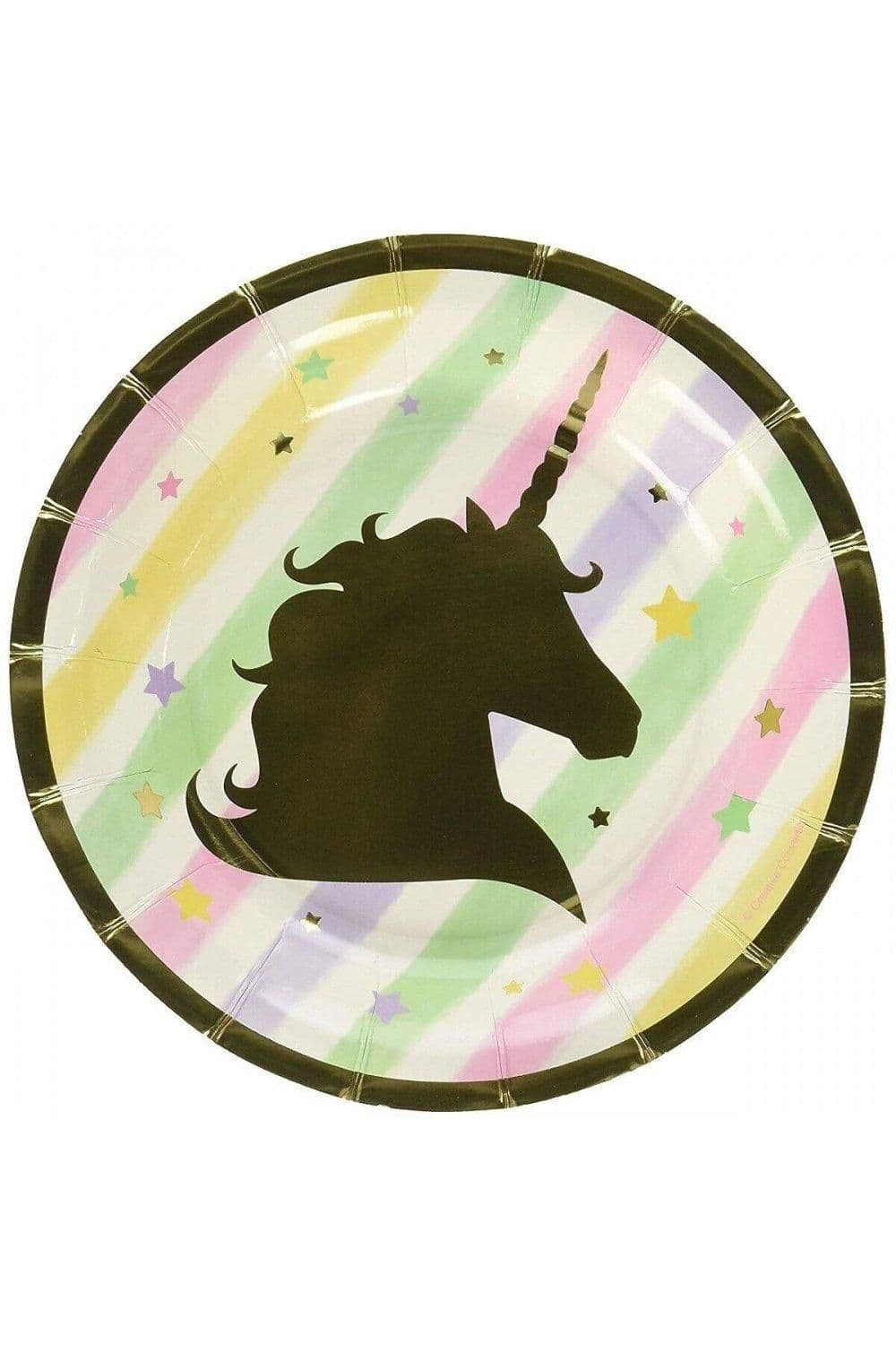 Paper Unicorn Plates