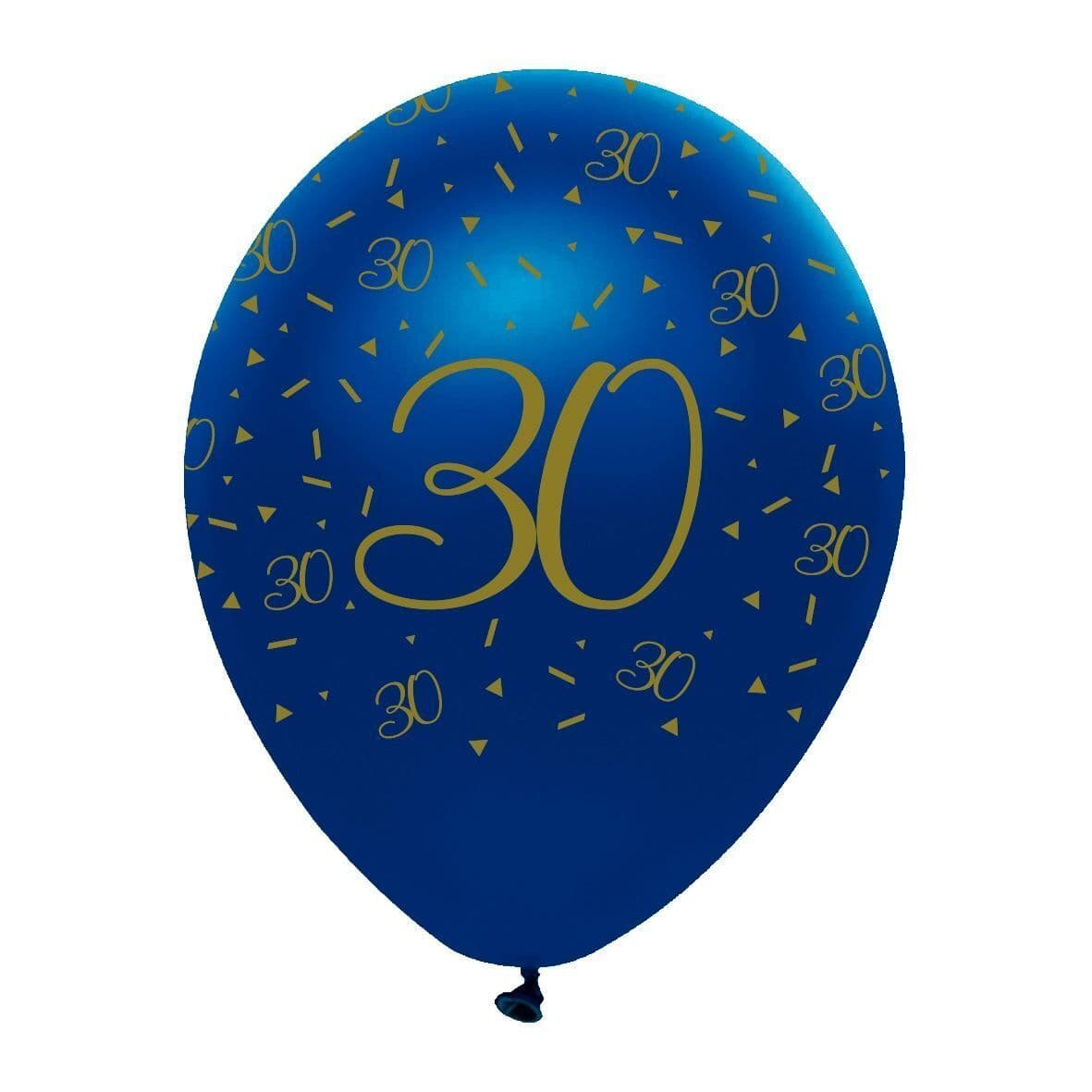 Latex All Over Print 30th Balloons