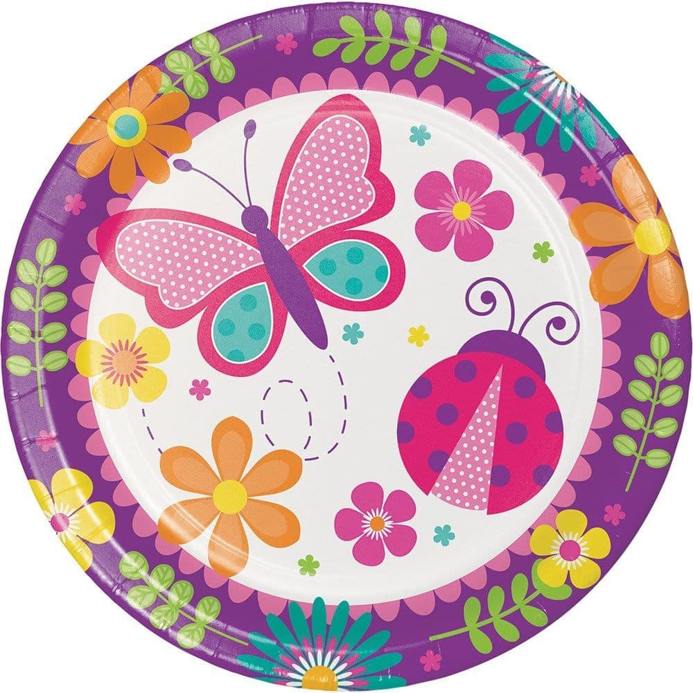 Paper Butterfly Dinner Plate