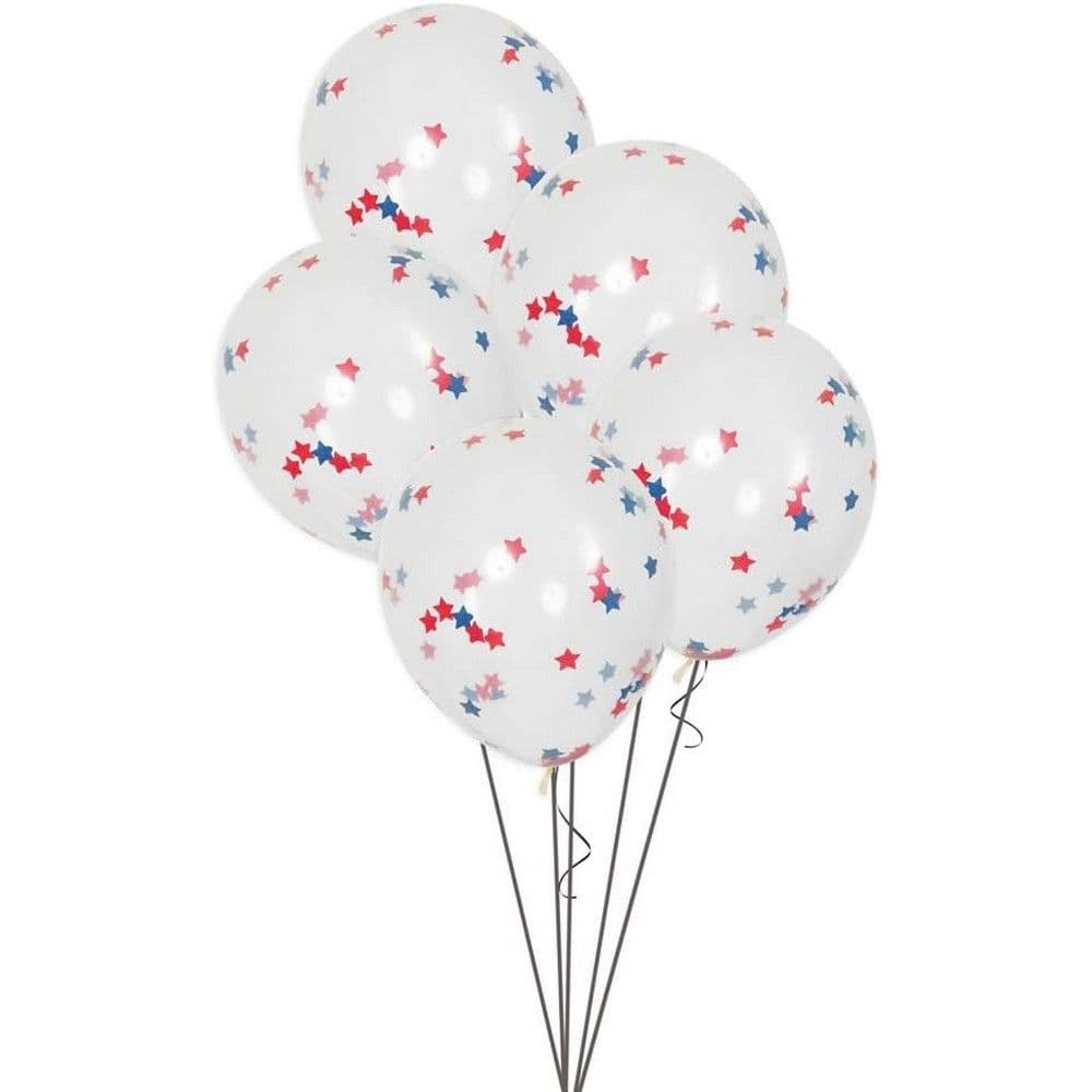 Latex Star Confetti Balloons