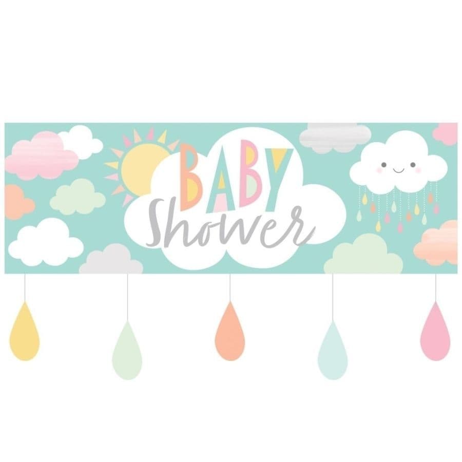 Sun & Clouds Shower Banner