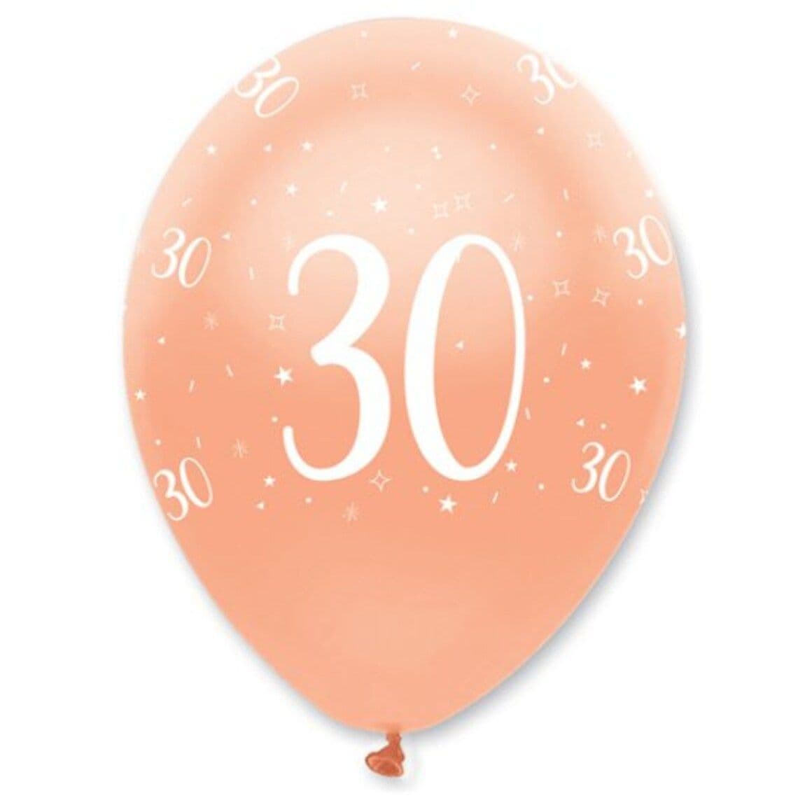 Latex All Over Print 30th Birthday Balloon