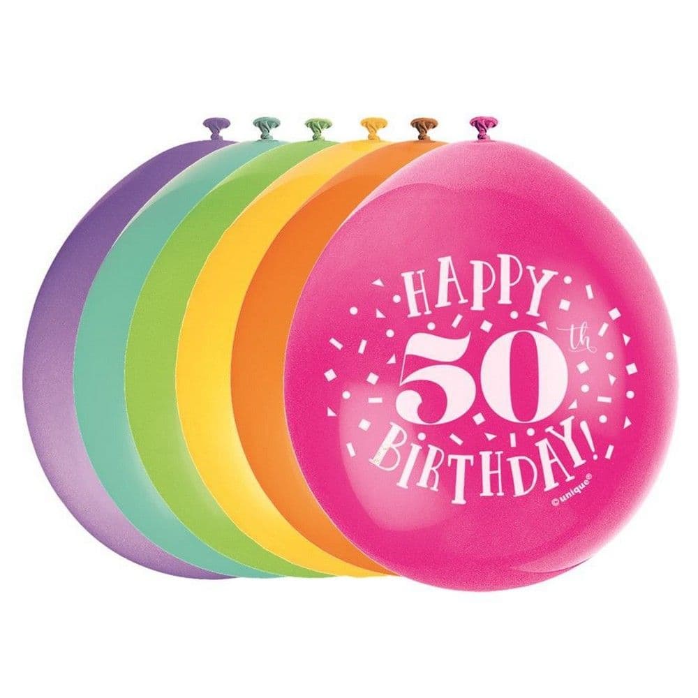 Latex 50th Birthday Balloon