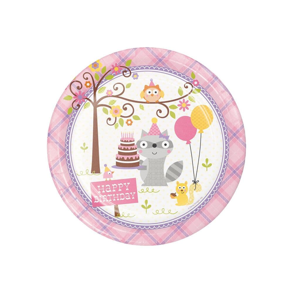 Happi Woodland Paper Dinner Plate