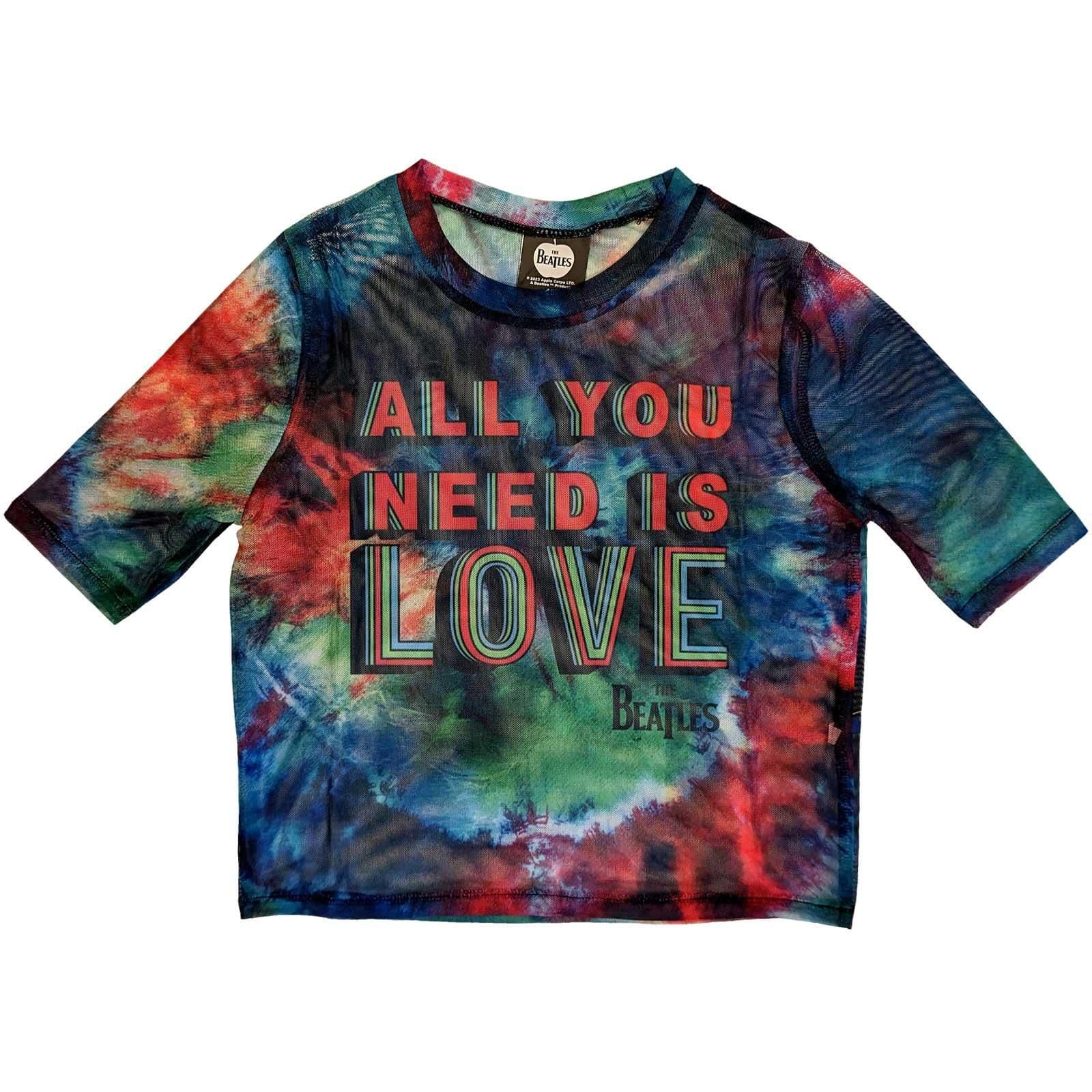 All You Need Is Love Mesh Crop Top