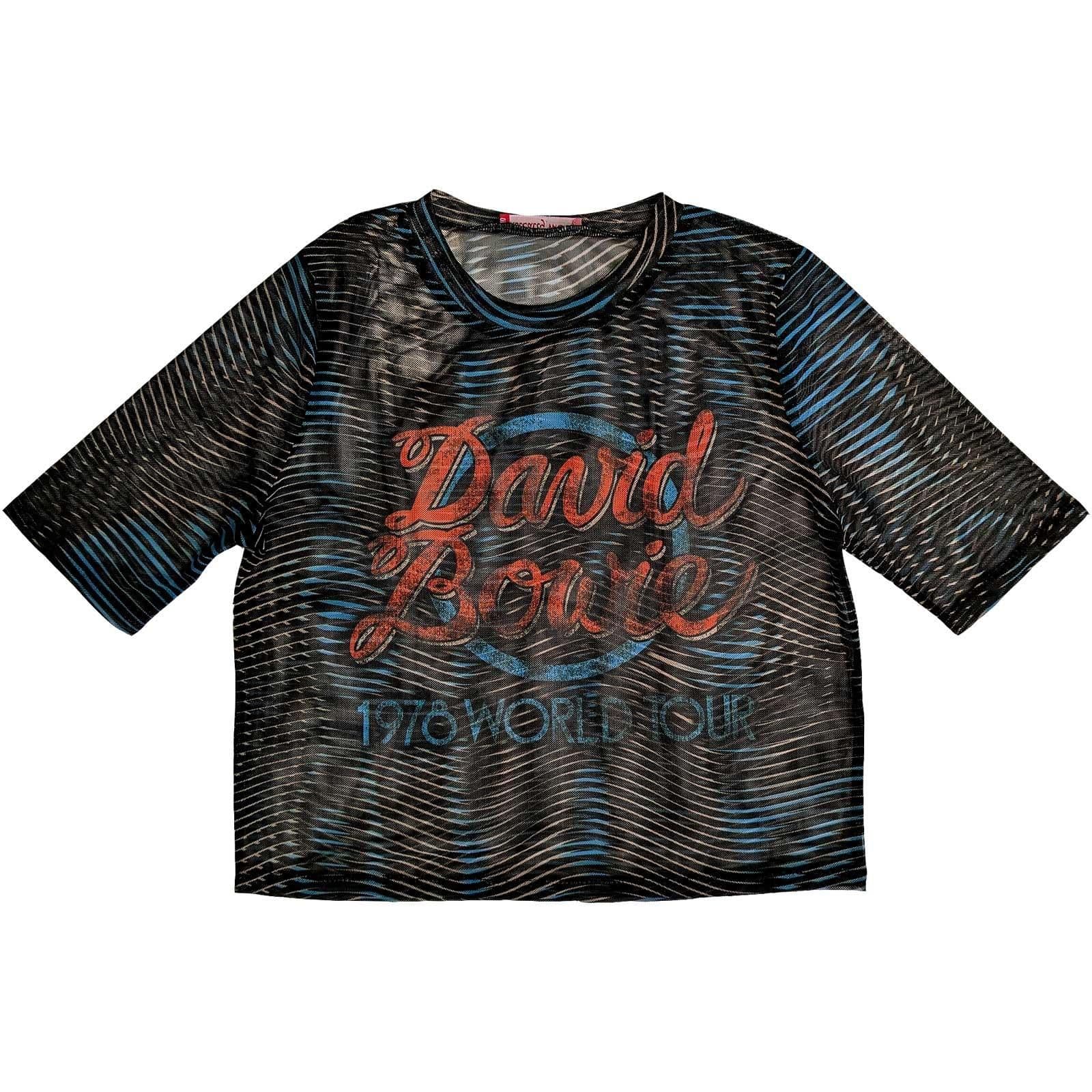 1984 World Tour Mesh Crop Top