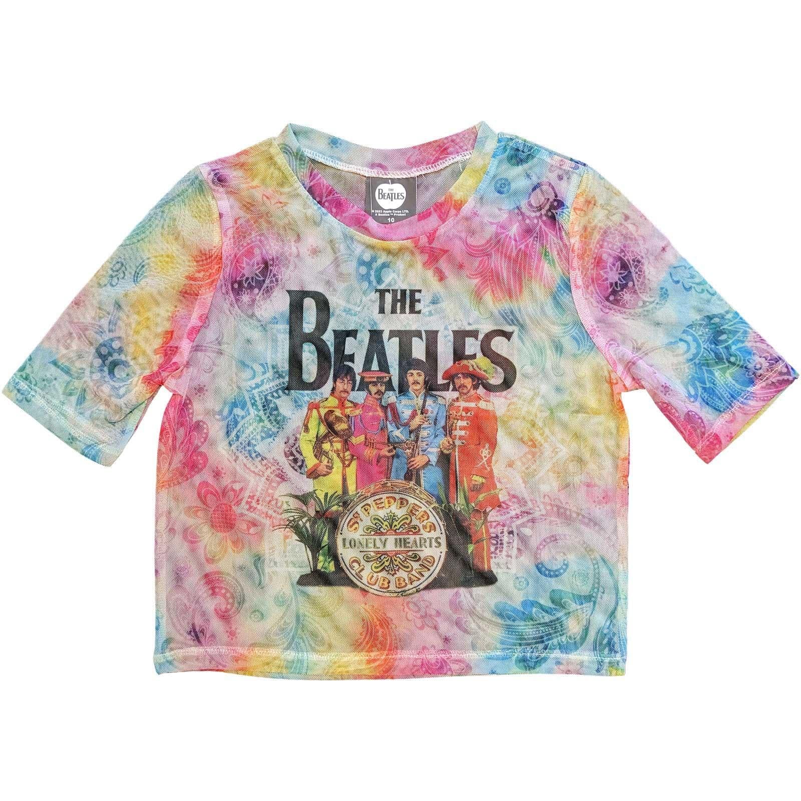 Sgt Pepper Mesh Crop Top