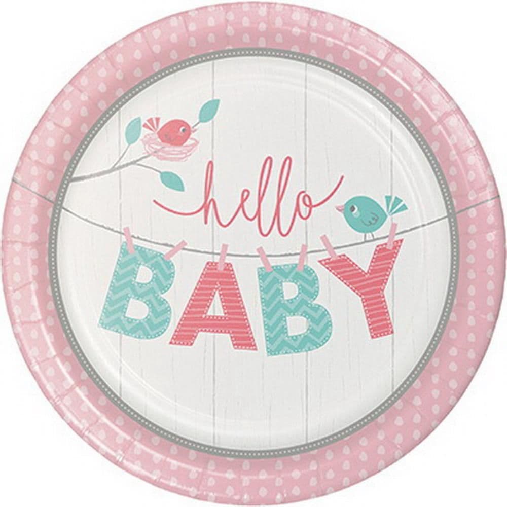Hello Paper Dinner Plate
