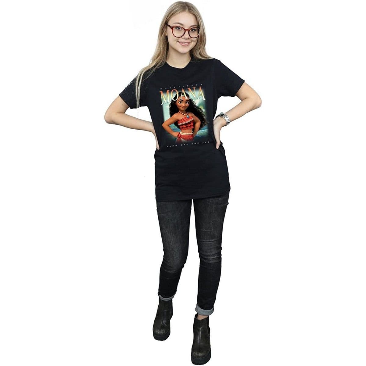 Montage Cotton Boyfriend T Shirt