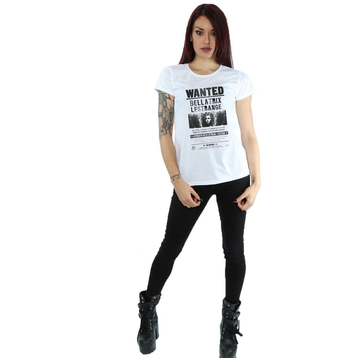 Bellatrix Lestrange Wanted Poster Cotton T Shirt