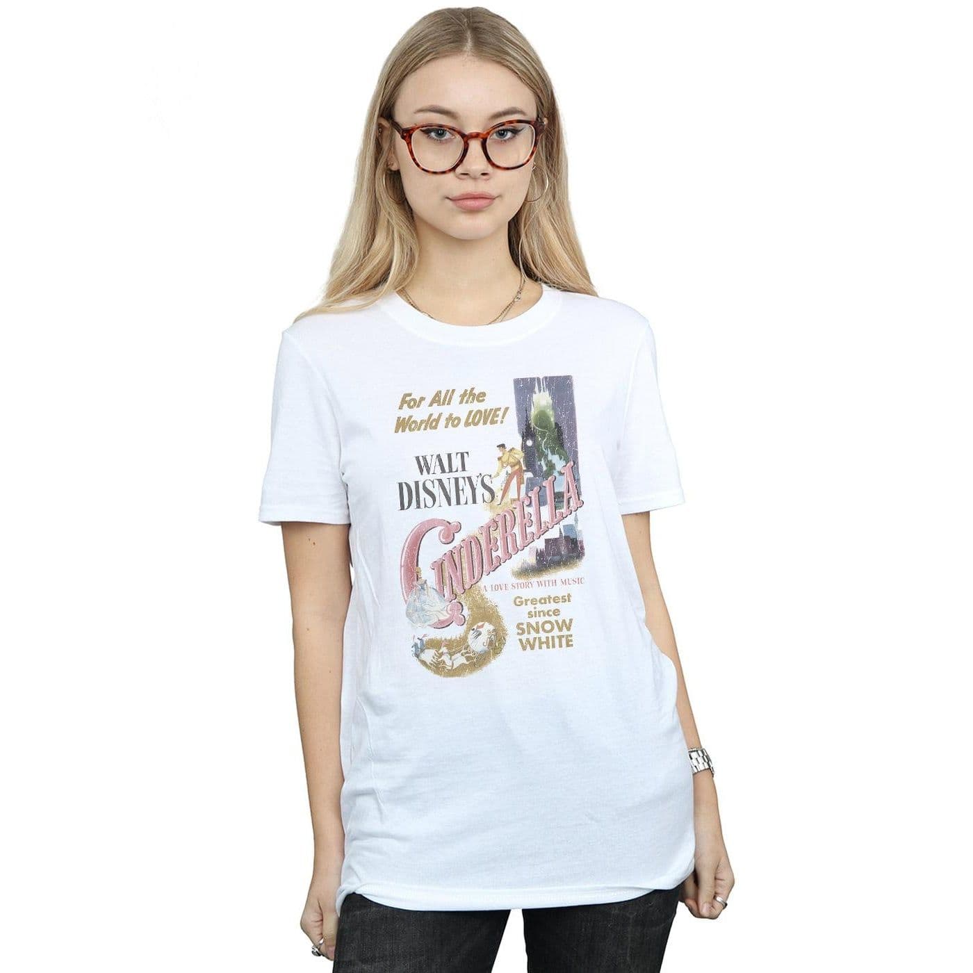 Poster Cotton Boyfriend T Shirt