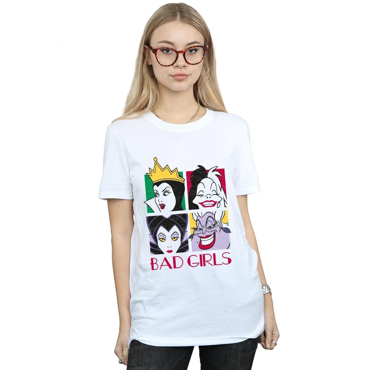 Villains Cotton Boyfriend T Shirt