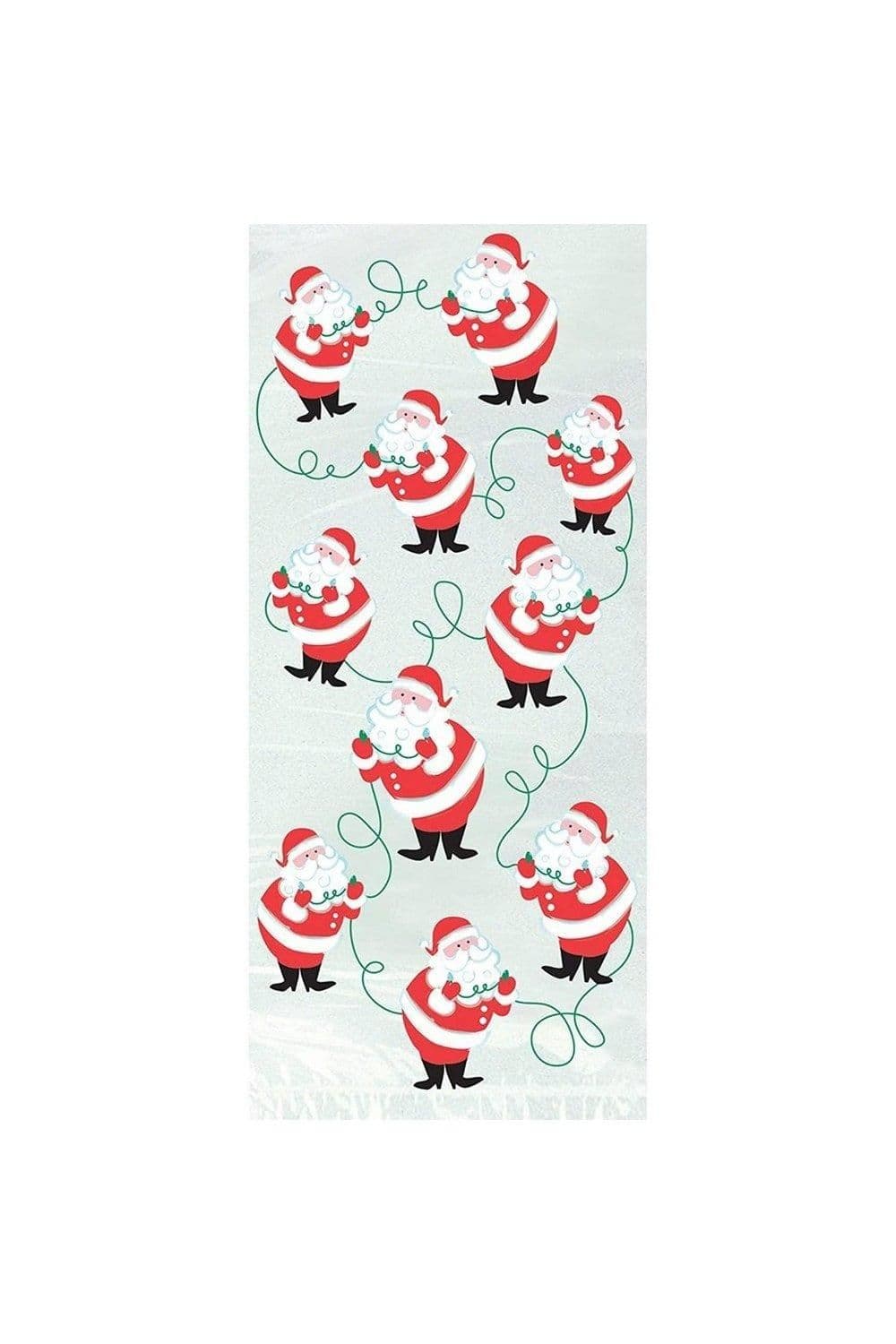 Santa Claus Cellophane Christmas Bags