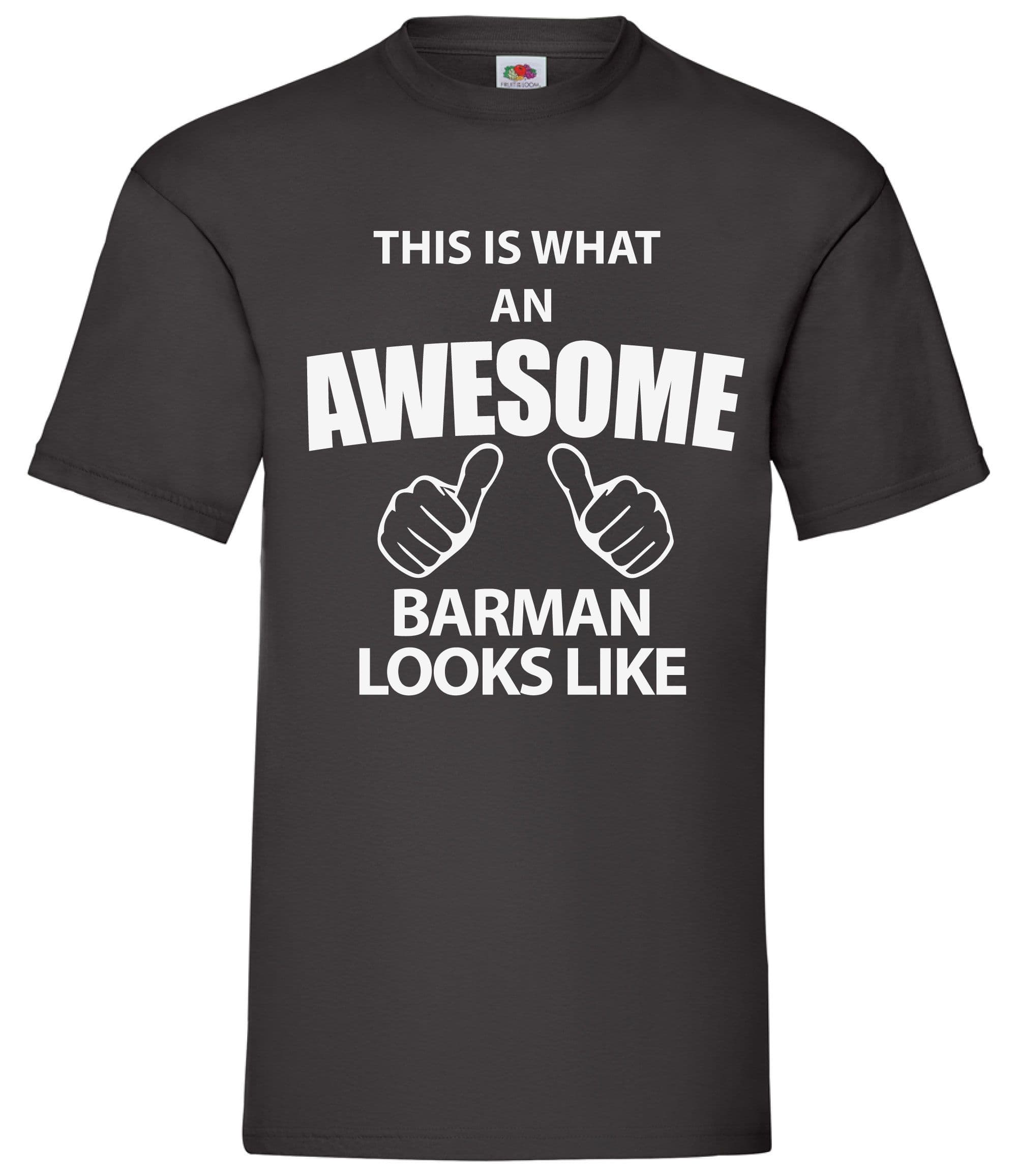 This Is What Awesome Barman Looks Like Tshirt