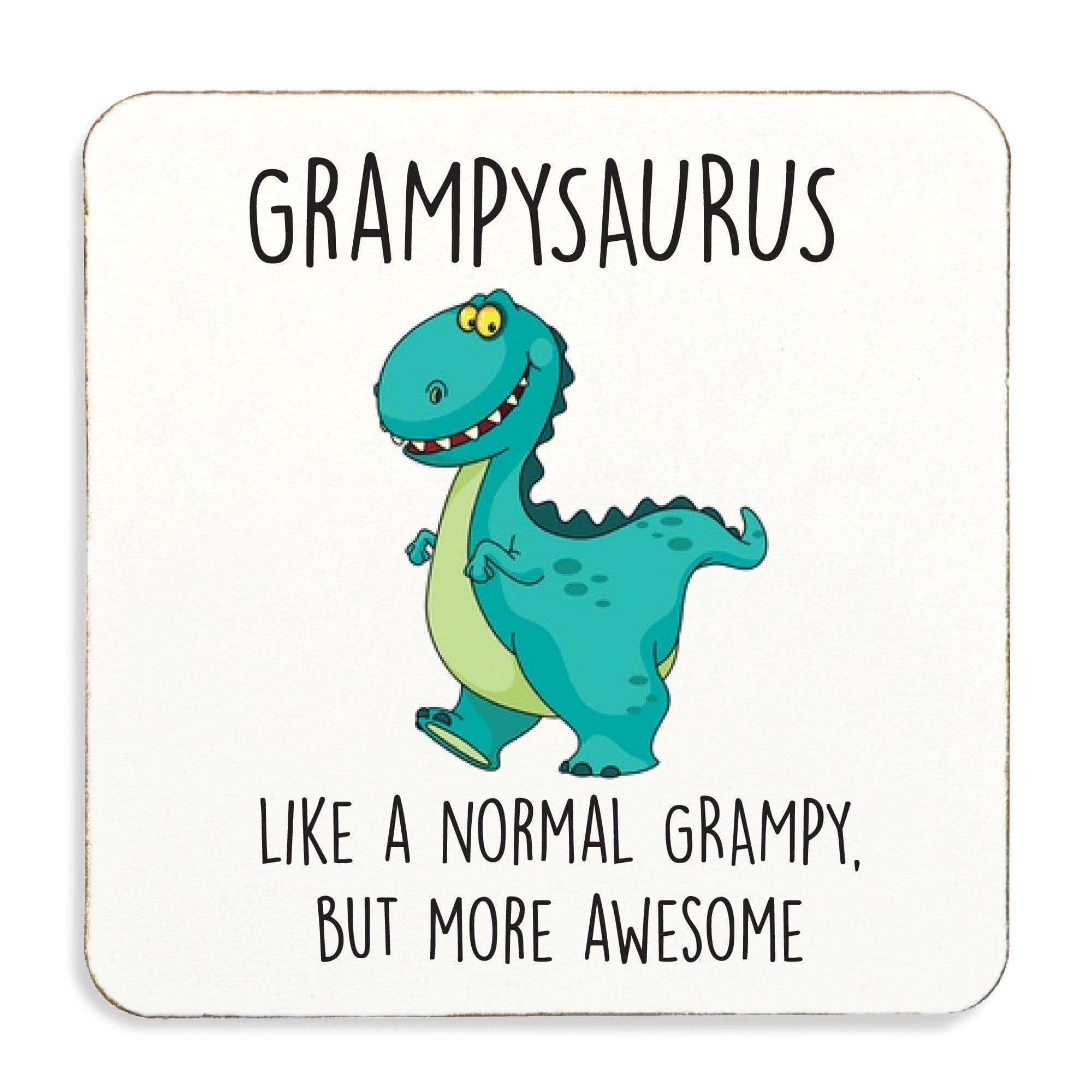 Grampy Coaster Grampysaurus Cork Back  Fathers Day     Valeines