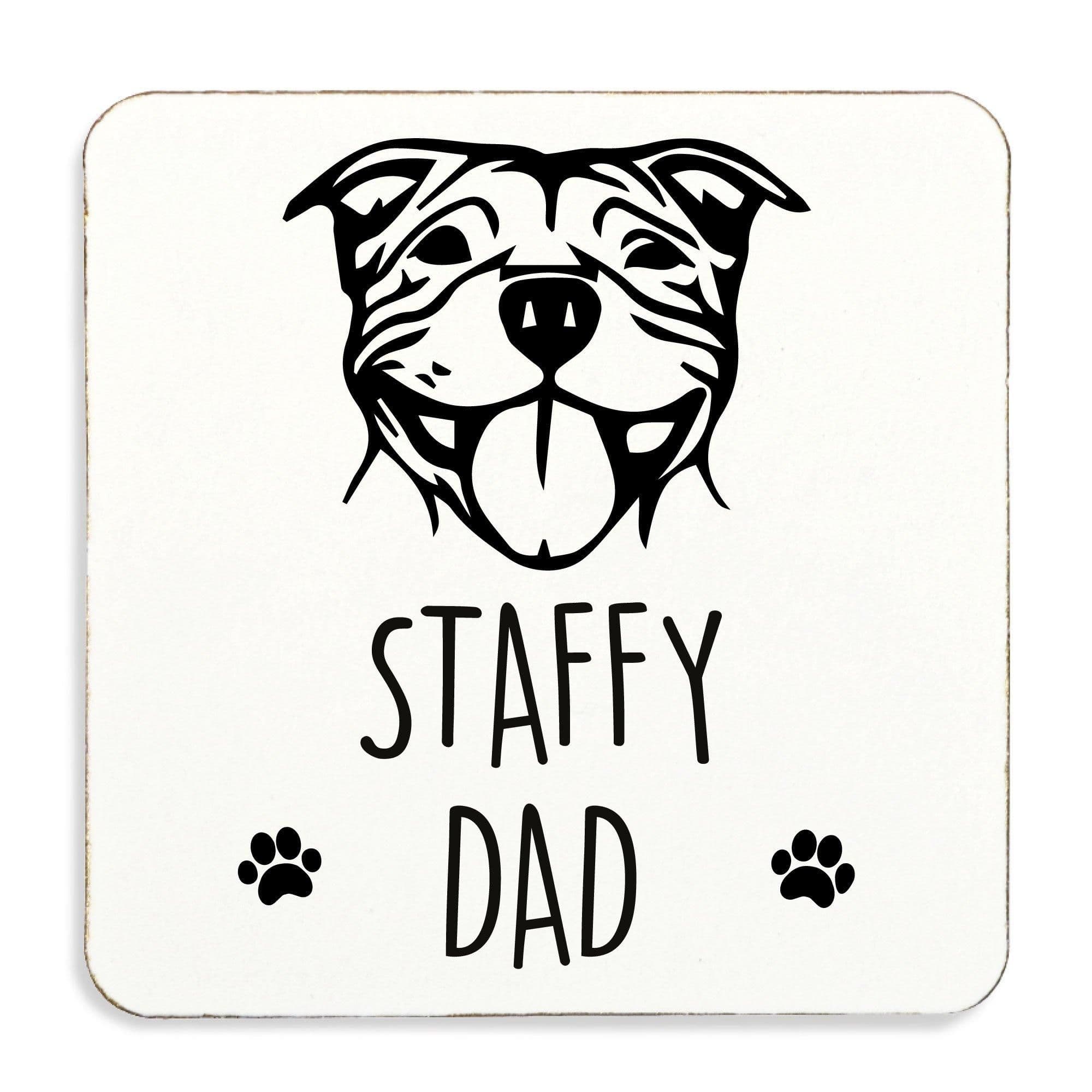 Staffy Dad Coaster