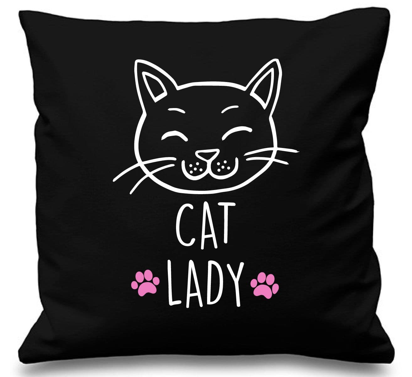 Cushion Cover Cat 16" x 16" Mum Friend Gift Decorative