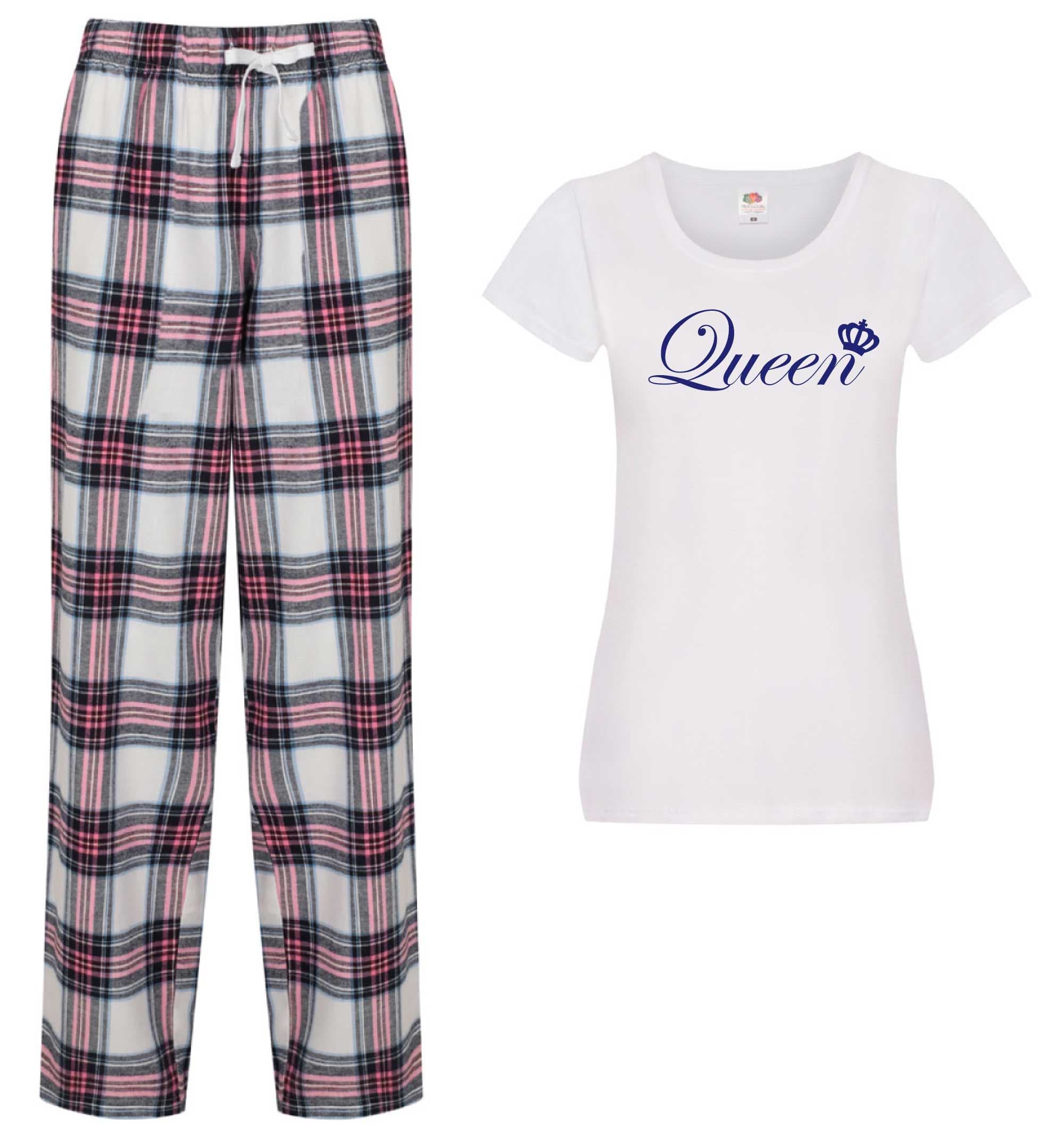 60 SECOND MAKEOVER Women's Queen Pyjama Set in Pink | Size: XS