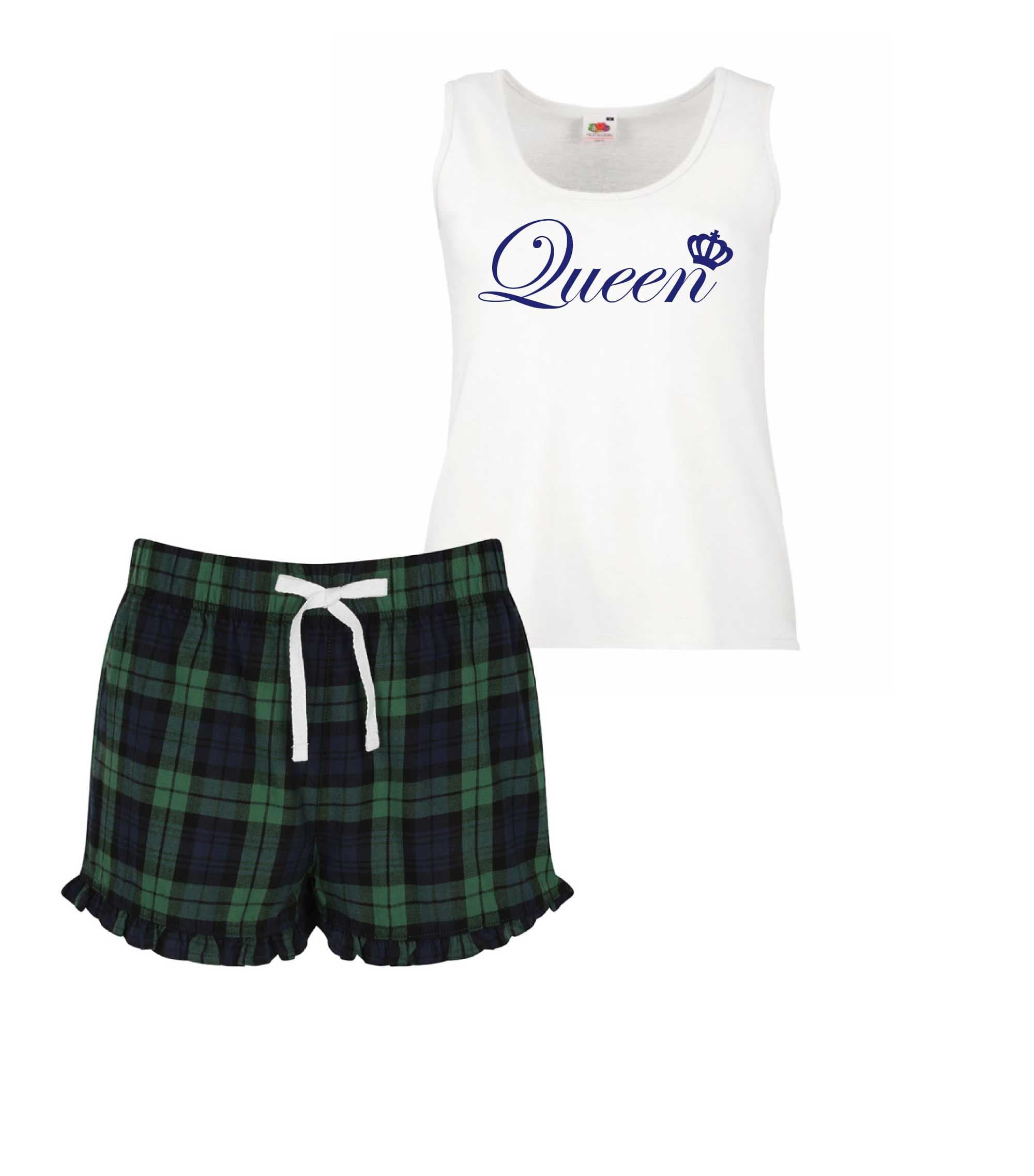 60 SECOND MAKEOVER Women's Queen Pyjama Set in Green | Size: Medium