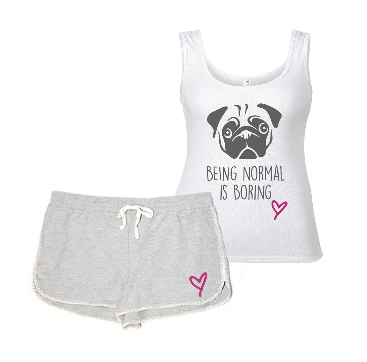 Pug Being Normal Is Boring PJs