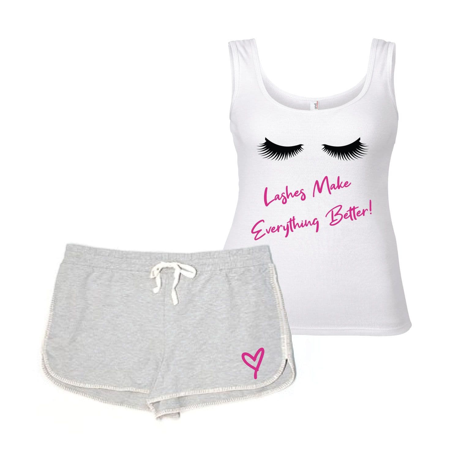 Lashes Make Everything Better Pyjama Set