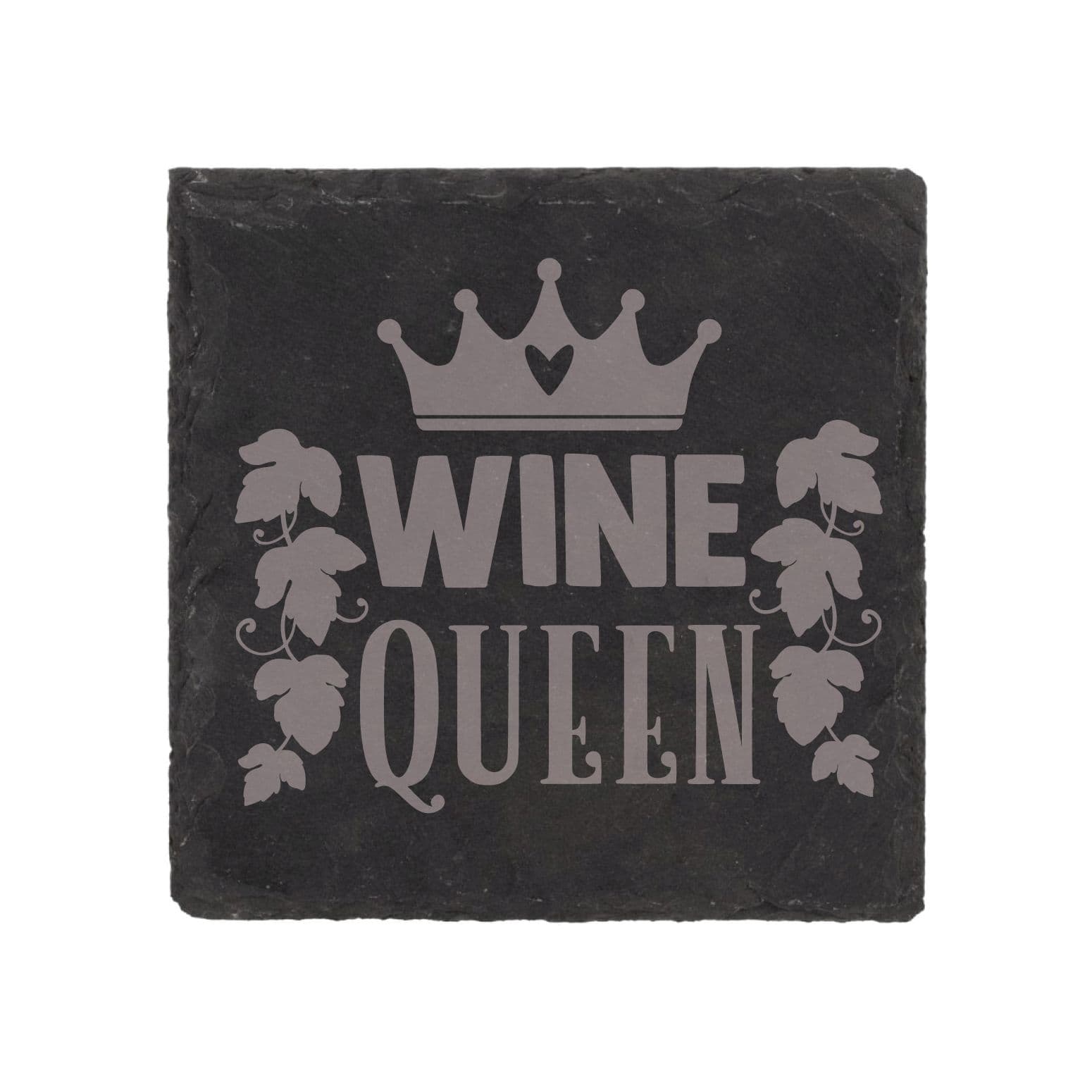 Slate Coaster Queen Engraved Funny Gift Friend Present