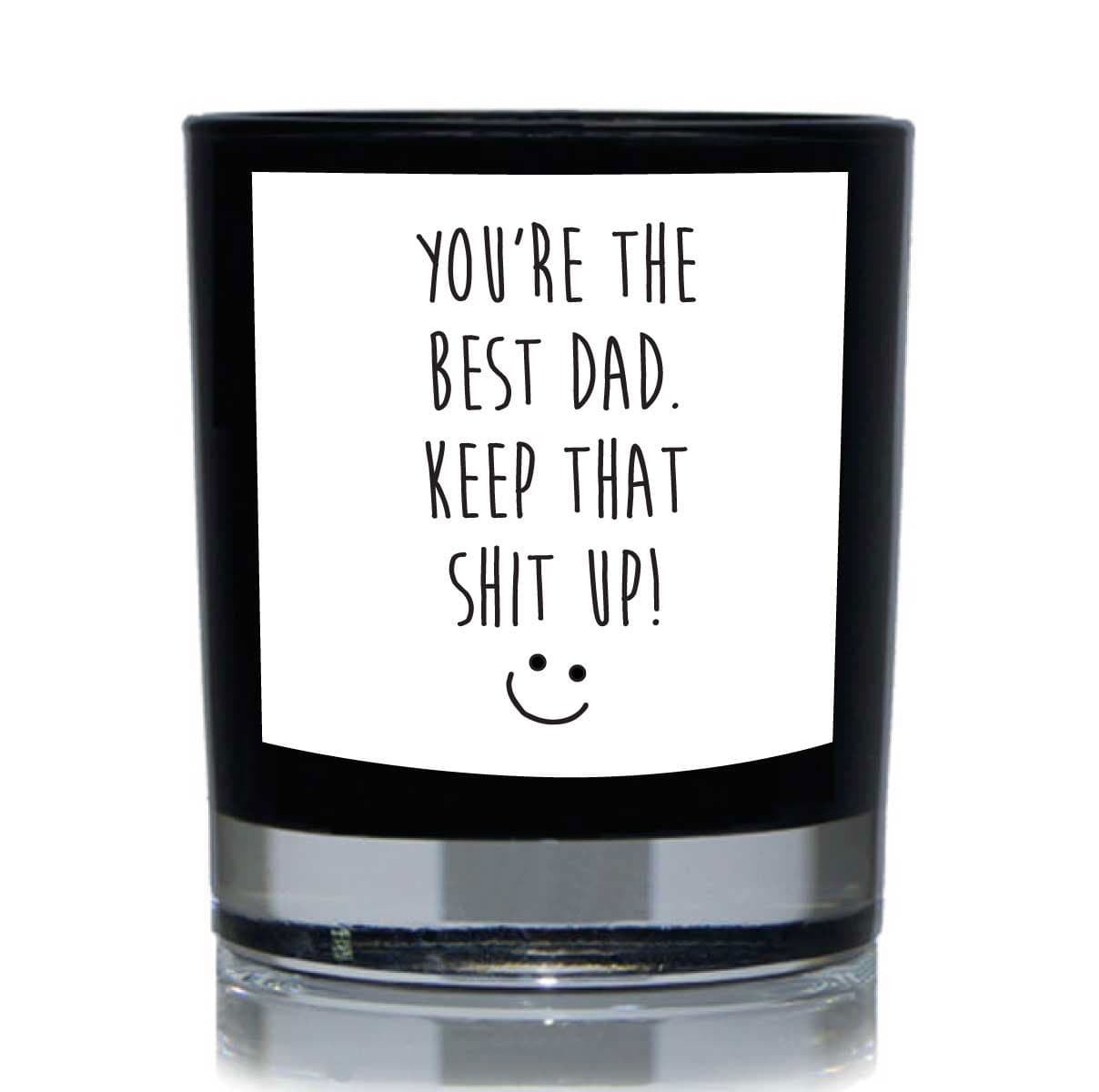 Youre Best Dad Funny Candle