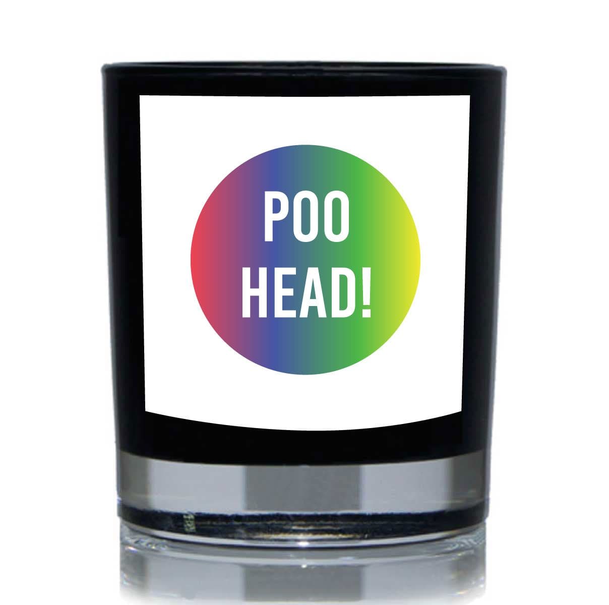 Poo Head Funny Candle