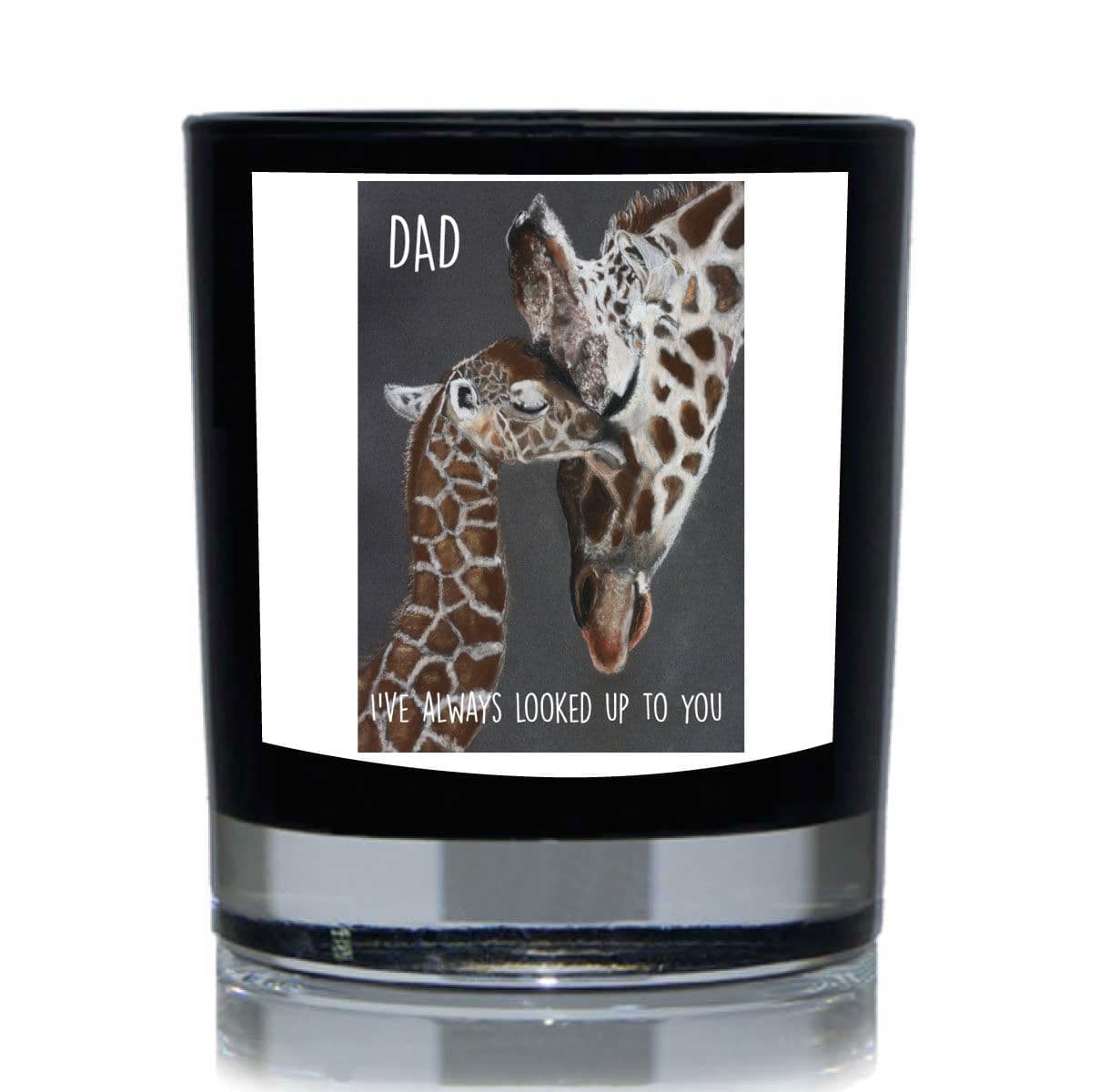 Dad Ive Always Looked Up To You Giraffe Candle