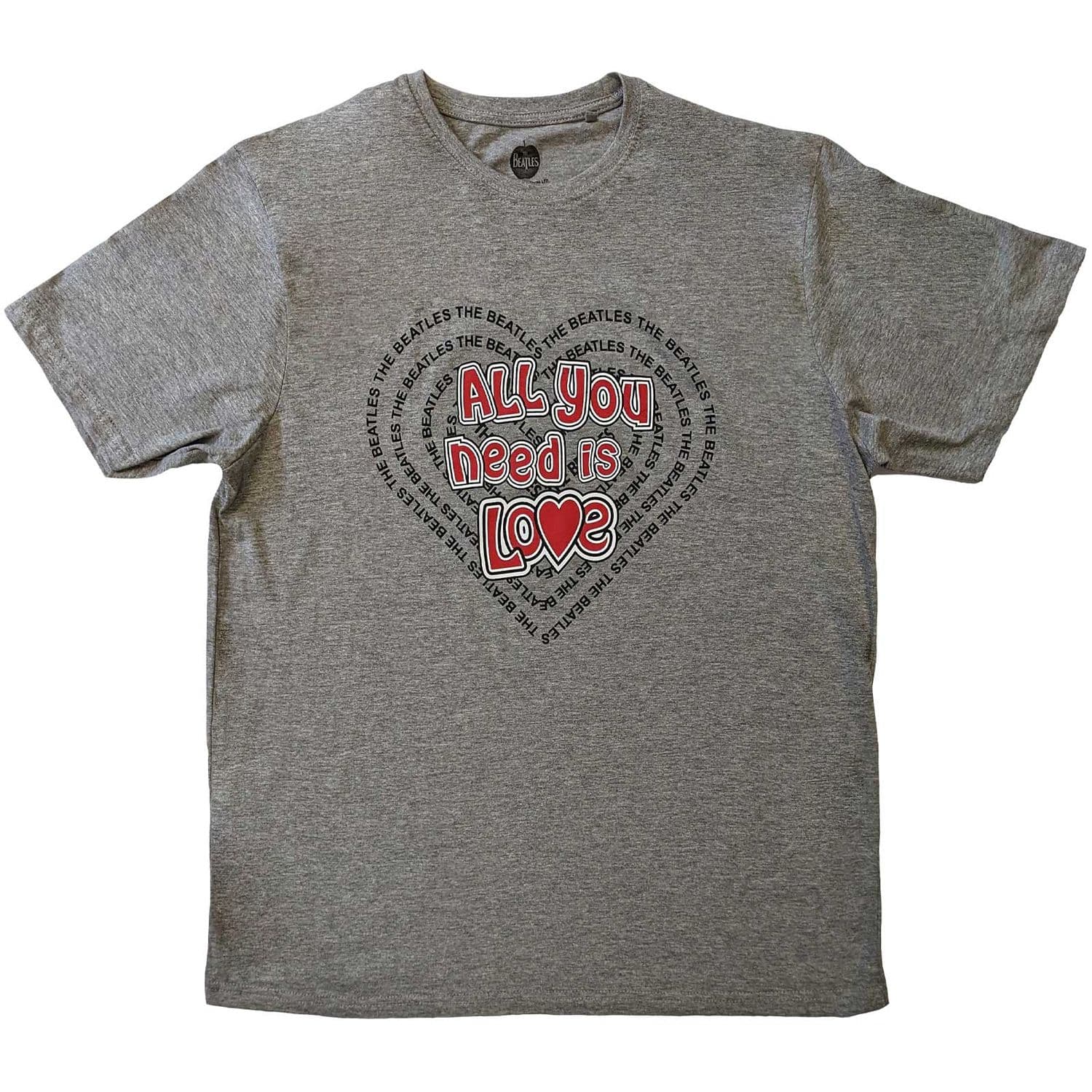 All You Need Is Love Heart Cotton T Shirt
