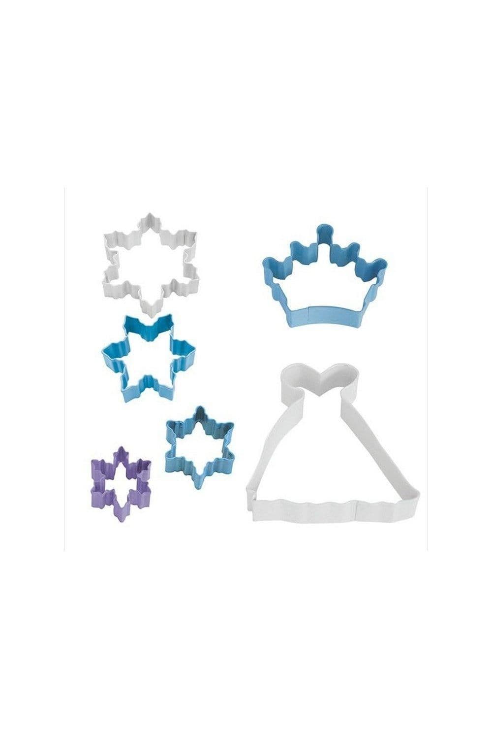 Snow Queen Tinplated Steel Cookie Cutter Set