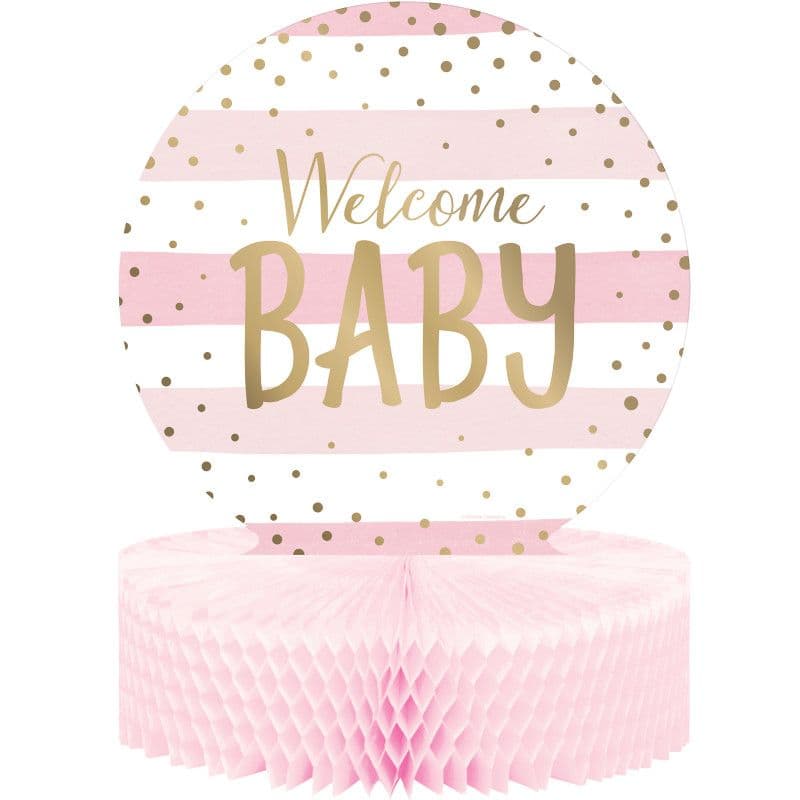 Welcome Honeycomb Centrepiece