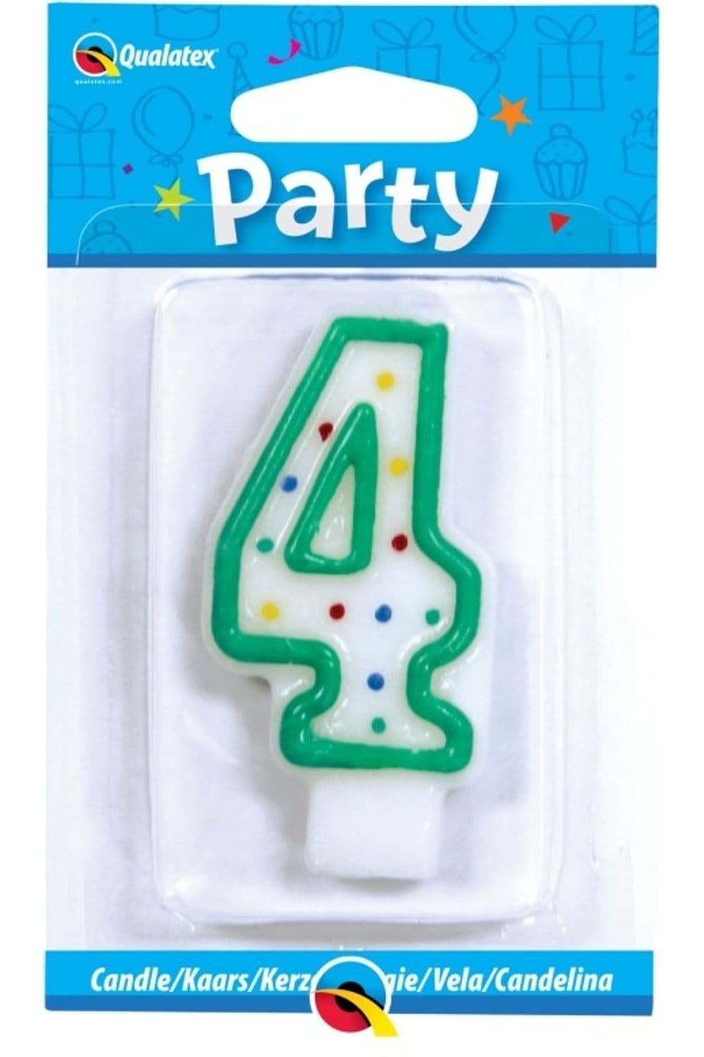 Polka Dot Birthday Candle