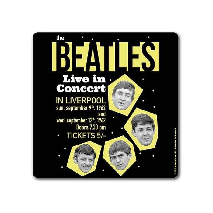 1962 Live Concert Cork Coaster
