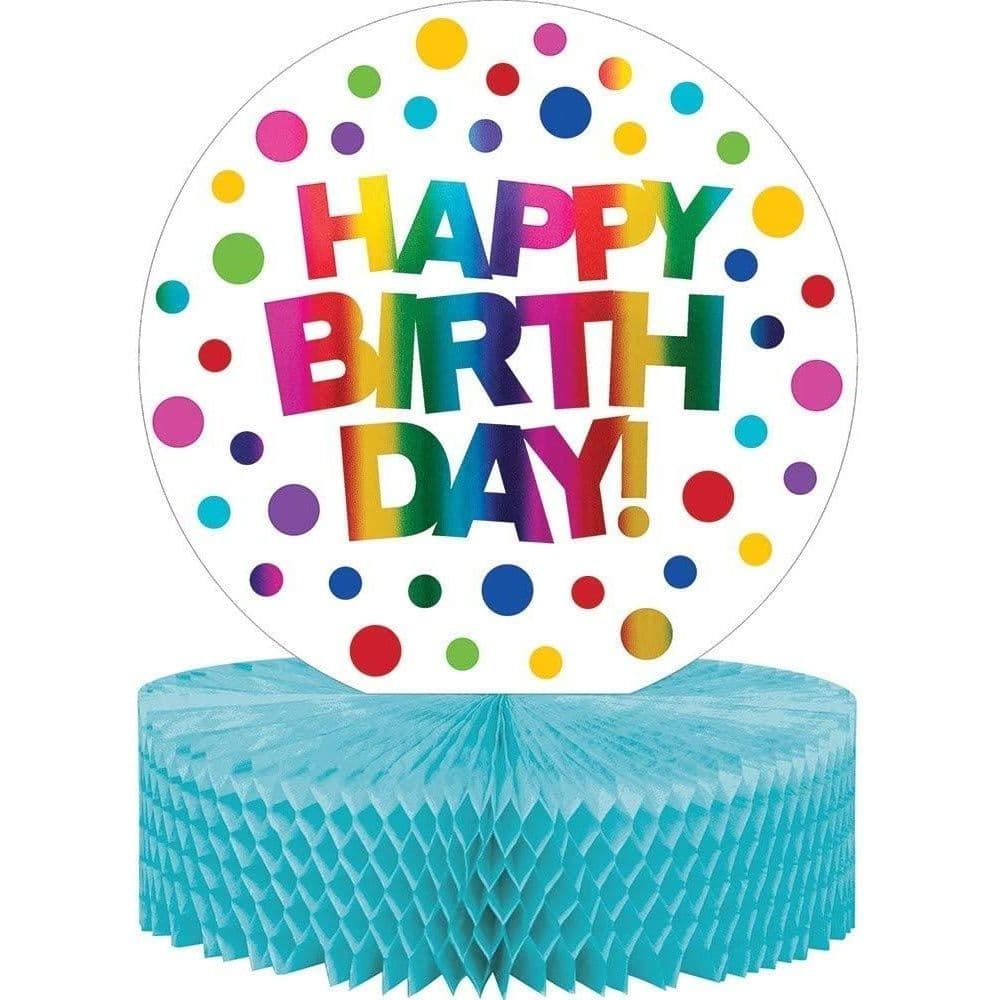 Foil Honeycomb Birthday Centrepiece