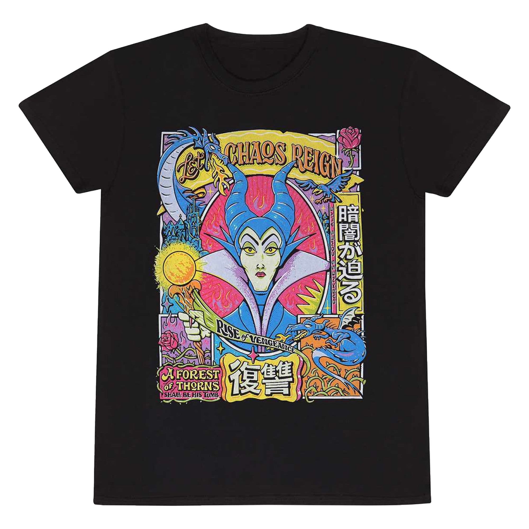 Let Chaos Reign Maleficent T Shirt
