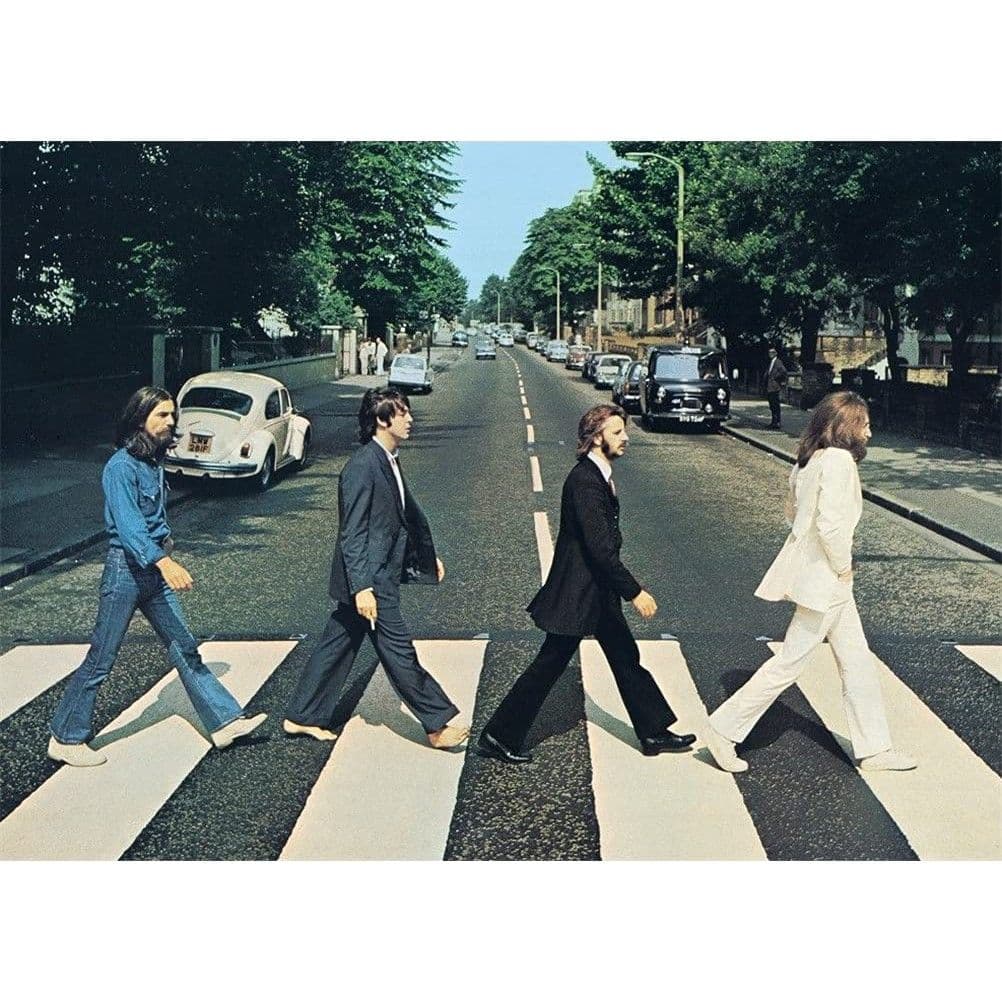 Classic Abbey Road Crossing Postcard