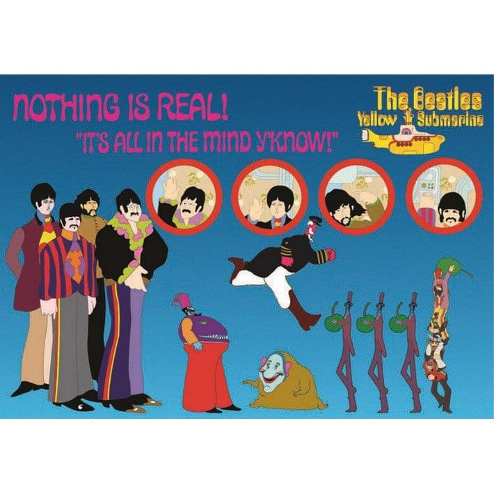 Submarine Nothing Is Real Standard Postcard