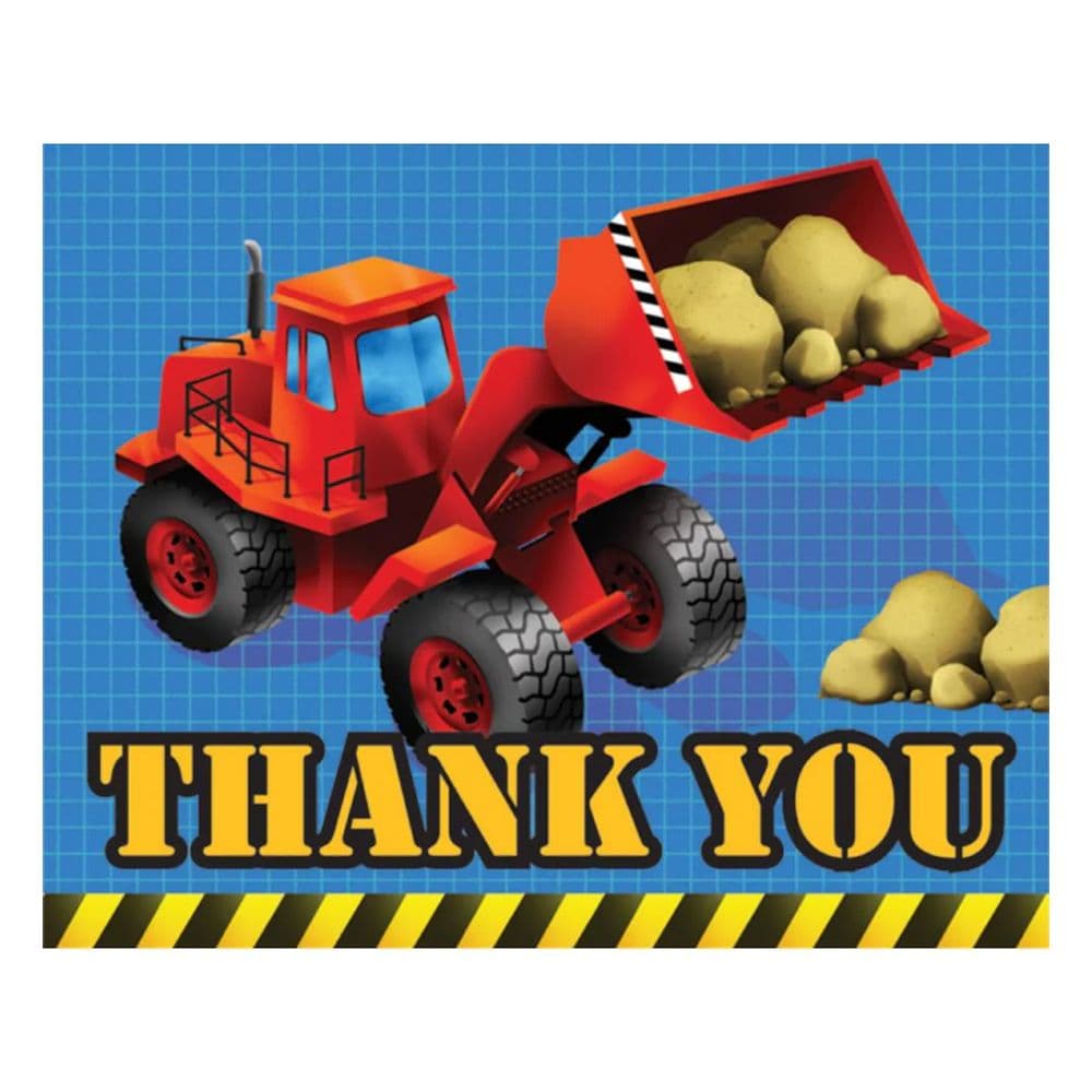 Under Construction Thank You Card