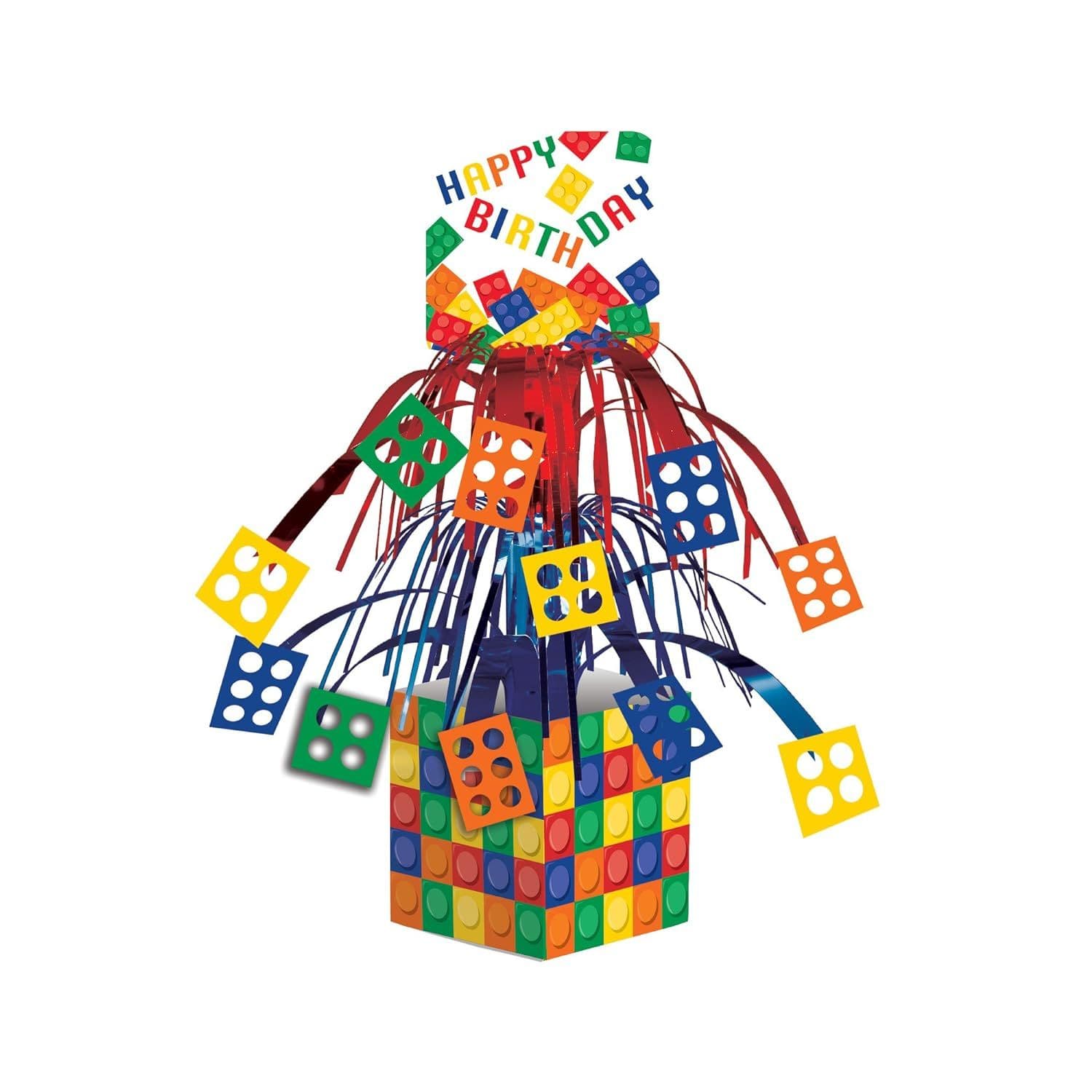 Building Block Birthday Centrepiece