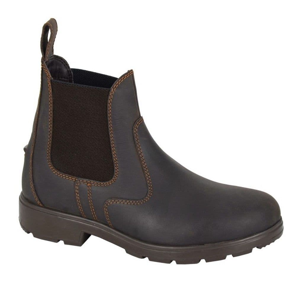 Waxy Leather Chelsea Boots